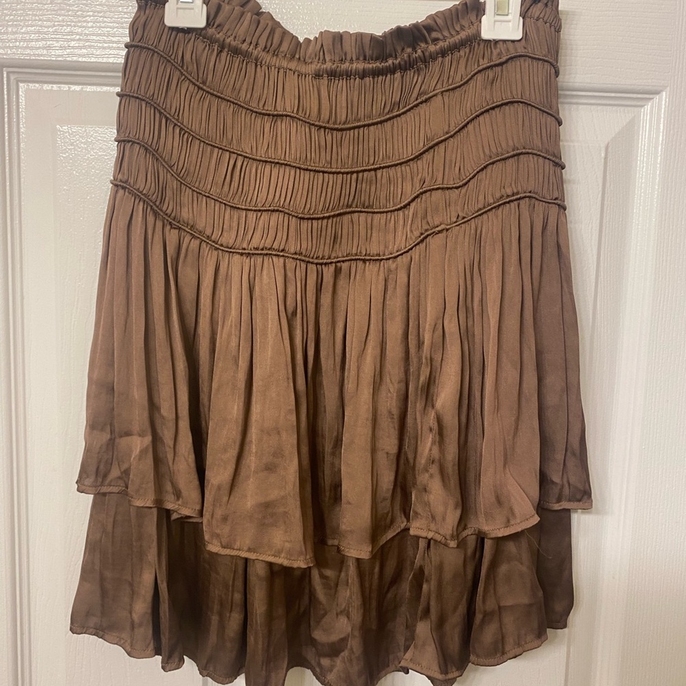 Brown Boutique Skirt